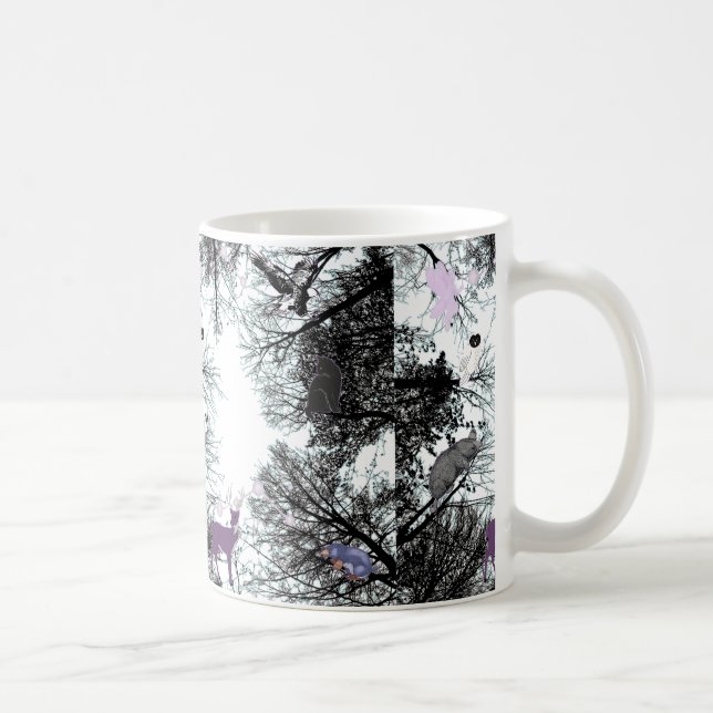 Mikitiez Feenmagie-Wald-Eule Kaffeetasse (Rechts)