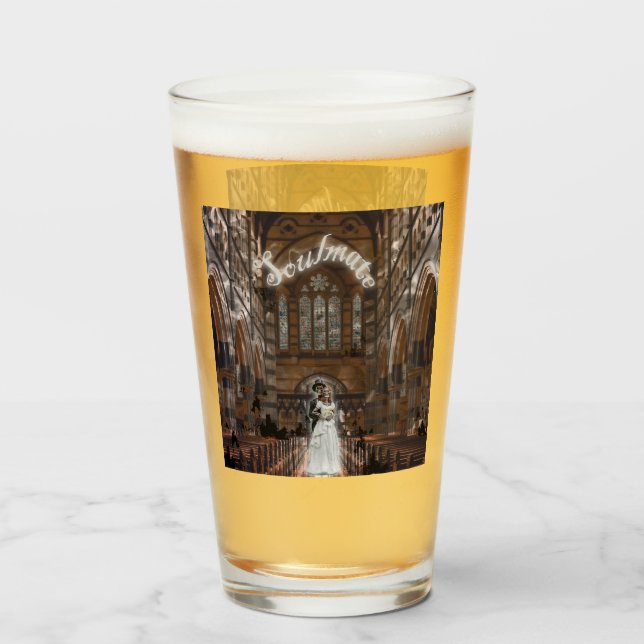 Mikitiez gothic halloween Hochzeitssoulmate Vintag Glas (Vorne (Gefüllt))