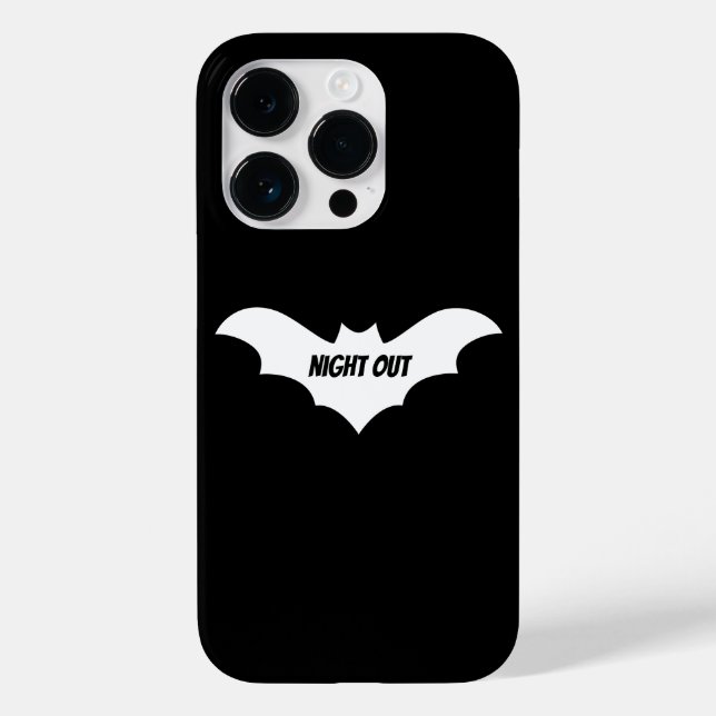 Mikitiez groovy ghouls bat Nachturlaub halloween Case-Mate iPhone Hülle (Rückseite)
