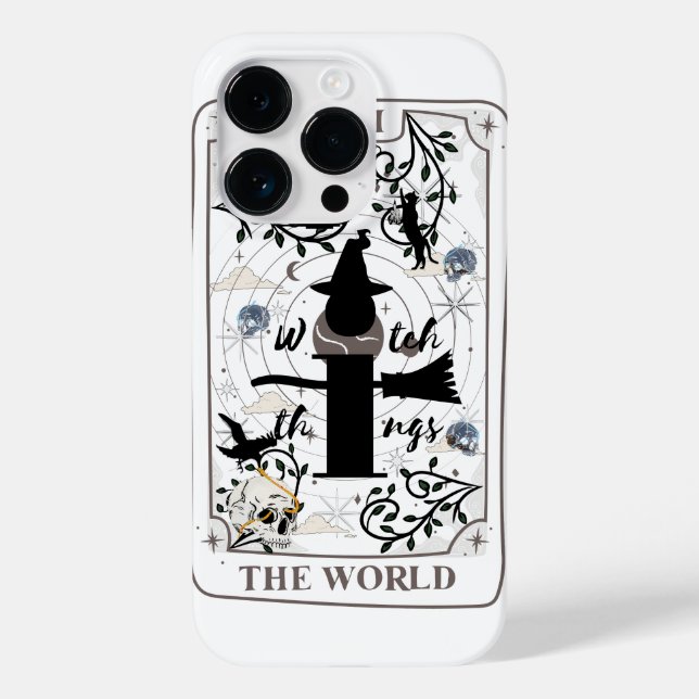 Mikitiez grundlegende Hexenzauberer tarotcard schw Case-Mate iPhone Hülle (Rückseite)