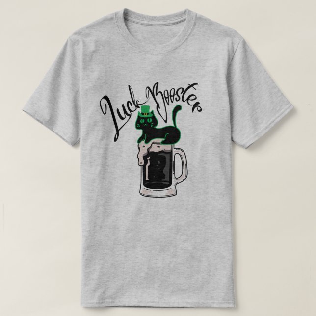 Mikitiez grüne Minze glückliche schwarze Saintpatr T-Shirt (Design vorne)