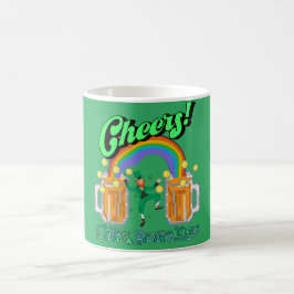 Mikitiez grünes Glück Saint Patrick's Day Irishbie Kaffeetasse