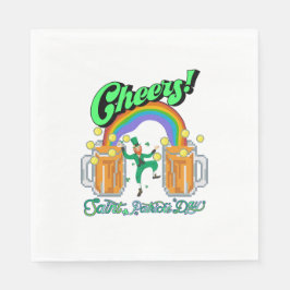 Mikitiez grünes Glück Saint Patrick's Day Irishbie Serviette