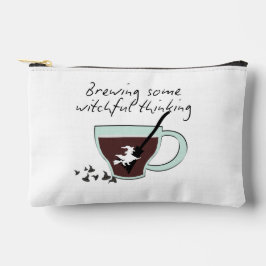 Mikitiez Halloween Espresso Hexe Kaffeesalon Zubehörtasche