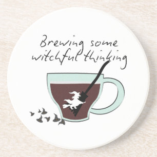 Mikitiez halloween espresso witziger coffeeshop getränkeuntersetzer