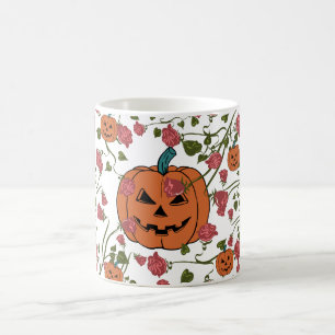 Mikitiez halloween Kürbis spookkoker Oktober rot Kaffeetasse