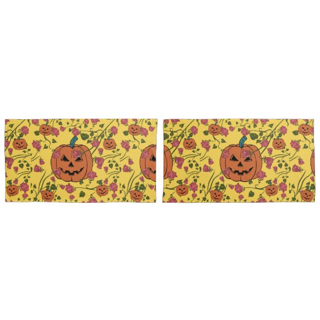 Mikitiez halloween Kürbis spookkoker Oktober rot Kissenbezug (Vorderseite-Set)