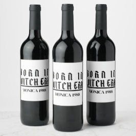 Mikitiez Hexenzeit halloween spooky hocus pocus Weinetikett