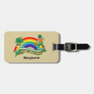 Mikitiez irish Klee grün st.patrick'sday Glück Gepäckanhänger