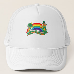 Mikitiez irish Klee grün st.patrick'sday Glück Truckerkappe
