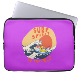 Mikitiez japanesewave Sommersurf animemanga Laptopschutzhülle