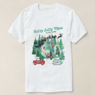 Mikitiez klassischer Tannenwald T-Shirt