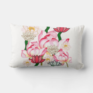 Mikitiez lotus Rose Blumengarten Kissen