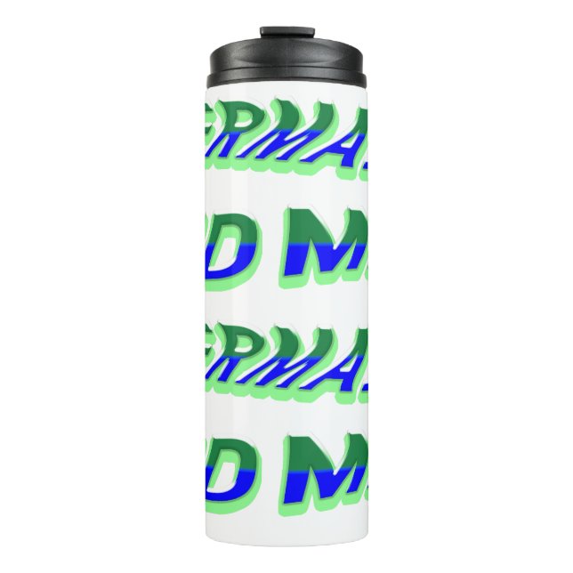 Mikitiez Meerjungfrauen Thermosbecher (Vorderseite)