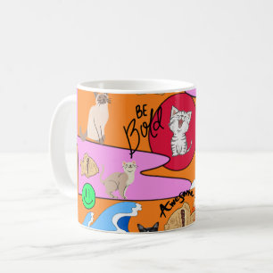 Mikitiez meow Summer Cat Party Beach Kaffeetasse
