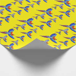 Mikitiez Papagei Hawaii Sommer Sonnenuntergang Str Geschenkpapier