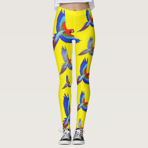 Mikitiez Papagei Hawaii Sommer Sonnenuntergang Str Leggings