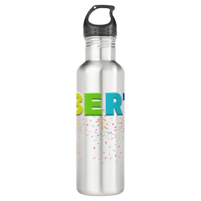 Mikitiez PE Olympia Donau Regenbogensport lgbtqia+ Edelstahlflasche (Vorderseite)