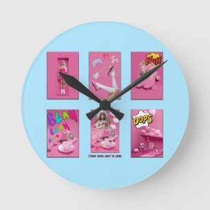 Mikitiez Premiere Filmabend Prinzessin Doll T - Sh Runde Wanduhr