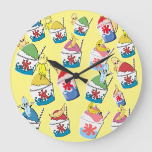 Mikitiez Regenbogenbanane Anime-Manga Sommerlust E Große Wanduhr