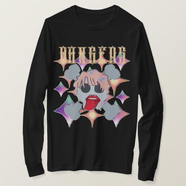 Mikitiez Rockstar Roter Geburtstagsrotter T-Shirt (Design vorne)