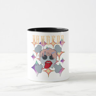 Mikitiez Rockstar Roter Geburtstagsrotter Tasse