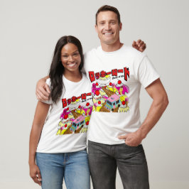 Mikitiez rockyroad Eiskekream Mangan Sommerbanger T-Shirt