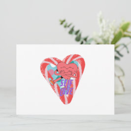 Mikitiez rosa Herz selflove june gemini Einladung