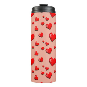 Mikitiez rosa Herz selflove june gemini Thermosbecher