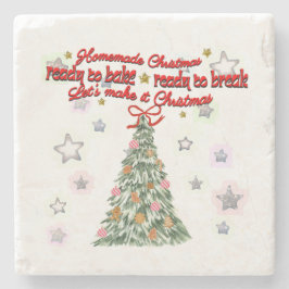 Mikitiez rustic chirstmas vintage cozy farmhouse steinuntersetzer