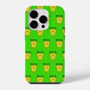 Mikitiez schmilzt gelbes Herz Lächeln Freundschaft iPhone 14 Pro Hülle