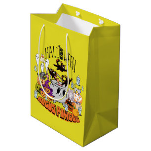 Mikitiez schwarze Katze gruselige Halloween Stimmu Mittlere Geschenktüte