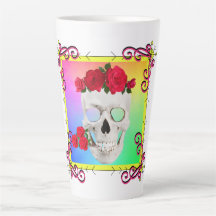 Mikitiez Skull Rose baroqueart Regenbogen
