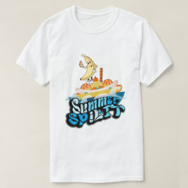 Mikitiez Sommerwindsurf Bananasplit Eisschrei T-Shirt
