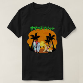 Mikitiez Sommerwindsurf Bananasplit Eisschrei T-Shirt