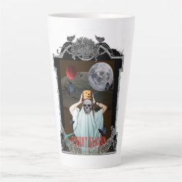 Mikitiez spooky vibes Vintag gothic halloween Milchtasse