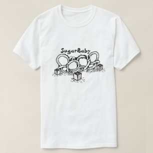 Mikitiez sugarbaby pretzel paar Freunde süße T-Shirt