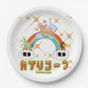 Mikitiez süße Steinbock Regenbogen Anime Manga Ste Pappteller