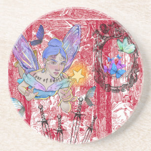 Mikitiez Tarot Märchen Wunsch Winkel Zigeuner Trau Getränkeuntersetzer