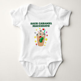 Mikitiez Trex Dinosaurier Eiskaffee-Karamelli xmas Baby Strampler