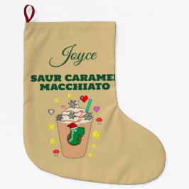 Mikitiez Trex Dinosaurier Eiskaffee-Karamelli xmas Großer Weihnachtsstrumpf