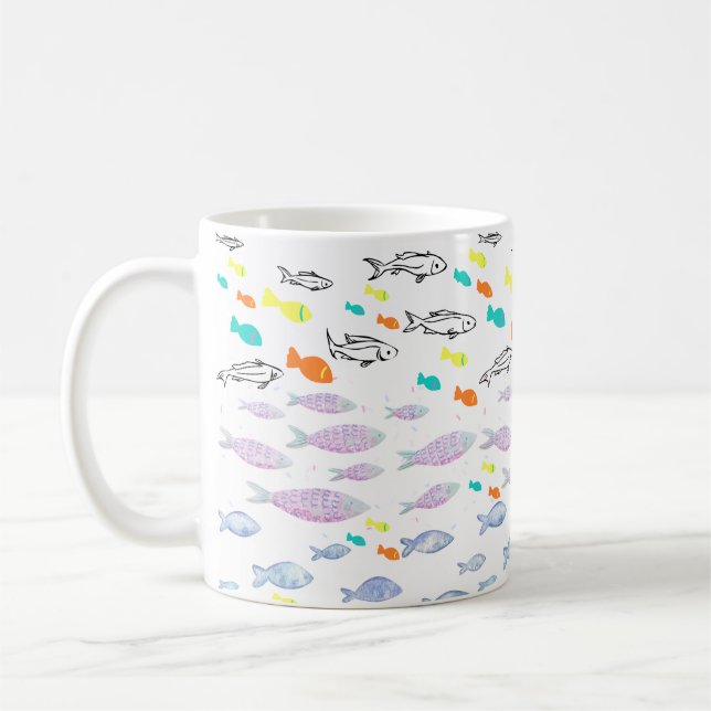 Mikitiez venus mermaid Fischfang Sommer Kaffeetasse (Links)