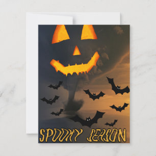 Mikitiez vintage Halloween unheimliche Stimmung Kü Einladung