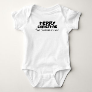 Mikitiez Weihnachtsspiel vintage Papa Elf Weihnach Baby Strampler