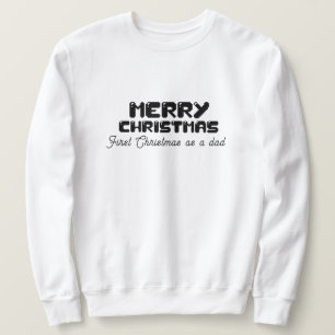 Mikitiez Weihnachtsspiel vintage Papa Elf Weihnach Sweatshirt