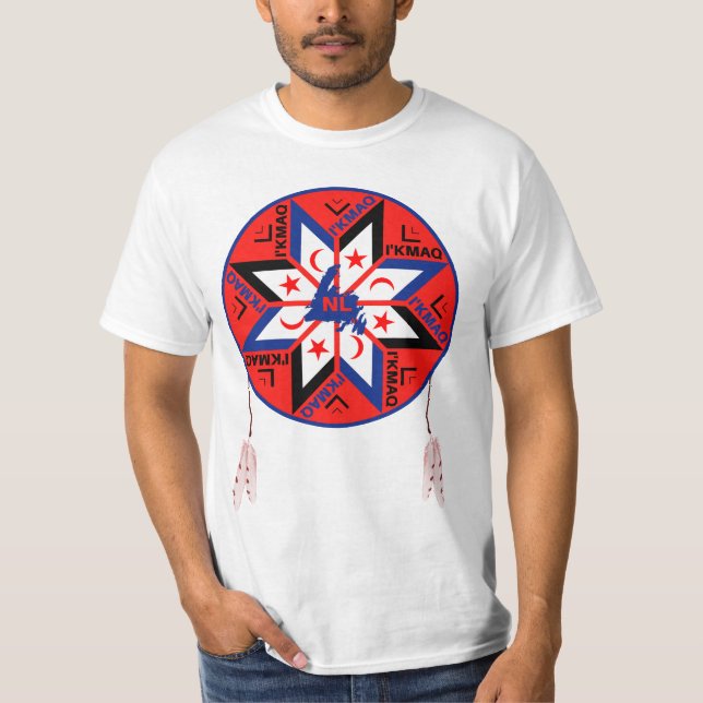 Mi'kmaq Dreiersymbol T-Shirt (Vorderseite)