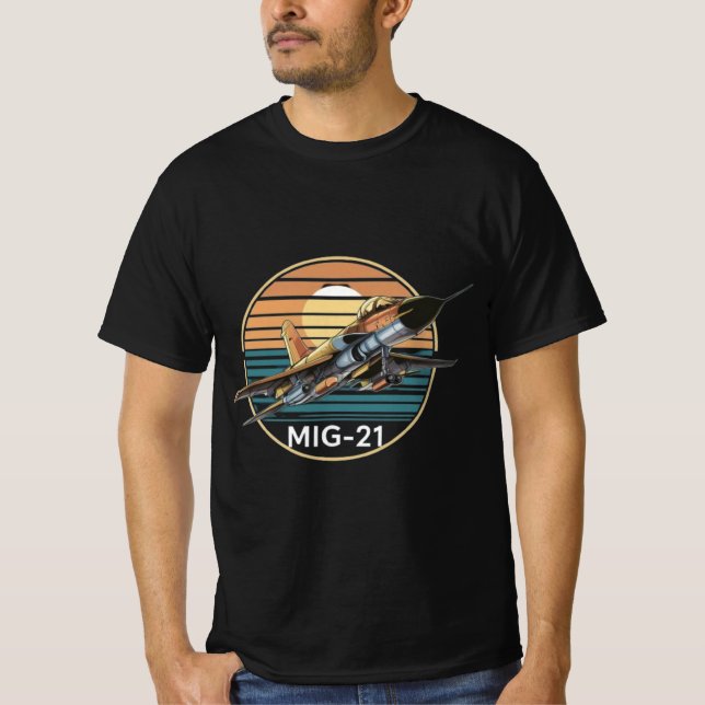Mikoyan-Gurevich MiG-21 T-Shirt (Vorderseite)