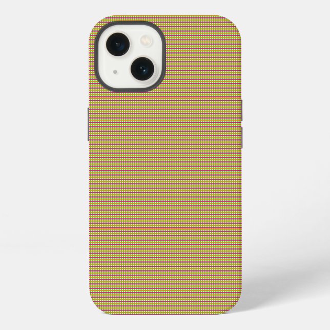 Mikro Karo iPhone Hülle (Rückseite)