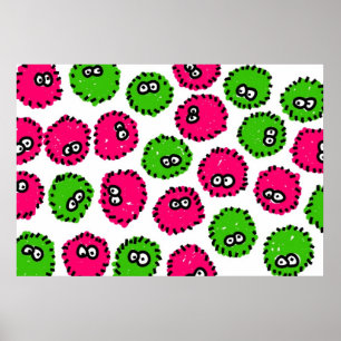 Mikroben-Invasion Poster