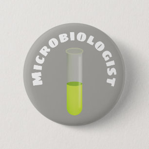 Mikrobiologe Button